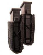 High Speed Gear 41PS02BK Taco Double Duty Staggered Black Nylon Laminate, Pistol - 1018