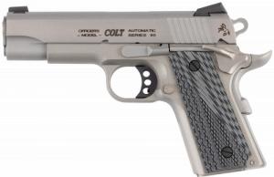 COLT OFFICER LWGT 45A 4.25 Stainless Steel - O9840XE