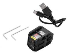 Alliance Consumer Group MYCRO Rail Mount Light Matte Black PA66 Nylon 50/150/300 Lumens Green Laser - IPRMLT0003