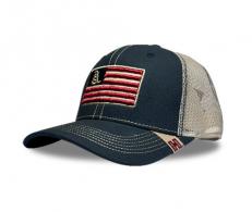 Hornady Gear 33310 Trucker Navy American Flag Patch - 1188