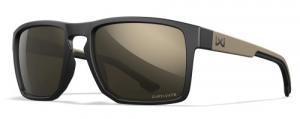 Wiley X AC6FND04 Founder Tungsten Mirror Lens Polycarbonate Matte Black w/ Tan Frame Frame - 664