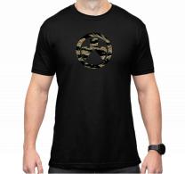 Magpul MAG1292-001-XL Tiger Stripe Icon Black Cotton/Polyester Short Sleeve XL - 950