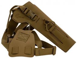 Cole-tac VW202 Varmint Wrangler Pistol Holder Chest Coyote Brown Left Hand - 1305