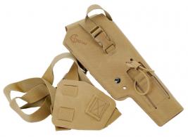 Cole-tac VW212 Varmint Wrangler Pistol Holder Coyote Brown Left Hand - 1305 Cole-tac VW212 Varmint Wrangler Pistol Holder Coyote Brown Left Hand - 1305