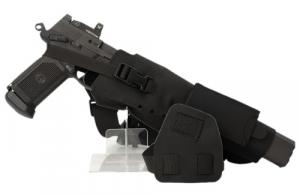 Cole-tac VWX102 Varmint Wrangler XL Pistol Holder Chest Black Left Hand - 1305