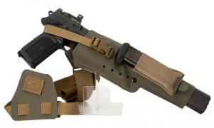 Cole-tac VWX105 Varmint Wrangler XL Pistol Holder Chest Ranger Green Right Hand - 1305