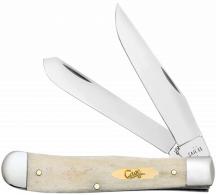 CASE SMOOTH NATURAL BONE TRAPPER - 11020
