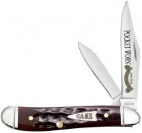 CASE POCKET WORN MAHOGANY BONE PEANUT - 55234 CASE POCKET WORN MAHOGANY BONE PEANUT - 55234