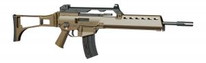 Heckler & Koch 81001321 G36 22 LR 20+1 18.13" Black Barrel w/Flash Suppressor, Flat Dark Earth Receiver w/Picatinny Rail, Flat  - 81001321