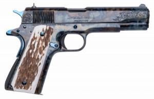 CNC Firearms Colt 1911 Government Tradition .45 ACP 5" Color Case Hardened, Stag Grips - CNCTRADITION CNC Firearms Colt 1911 Government Tradition .45 ACP 5" Color Case Hardened, Stag Grips - CNCTRADITION