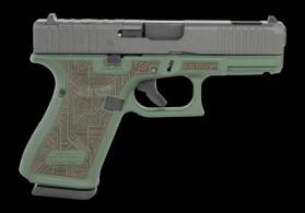 Glock 19 Compact 9mm Luger 15+1 4.02" Ported Barrel, Black Cerakote Steel Optic Cut/Ported/Serrated Slide, Black/Green Cerakote - UA195S204NCIRB Glock 19 Compact 9mm Luger 15+1 4.02" Ported Barrel, Black Cerakote Steel Optic Cut/Ported/Serrated Slide, Black/Green Cerakote - UA195S204NCIRB