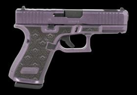 Glock 19 Compact 9mm Luger 15+1 4.02" Ported Barrel, Amethyst Purple Cerakote Steel Optic Cut/Ported/Serrated Slide - UA195S204NAMYT