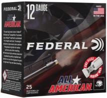 Federal FAA12L8 All-American 12Gauge 2.75" 1 1/8oz 8Shot 25 Per Box/10 Case - 10