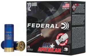 Federal FAA12HC75 All-American 12Gauge 2.75" 1 1/8oz 7.5Shot 25 Per Box/10 Case - 10 Federal FAA12HC75 All-American 12Gauge 2.75" 1 1/8oz 7.5Shot 25 Per Box/10 Case - 10
