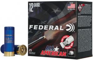 Federal FAA12HC8 All-American 12Gauge 2.75" 1 1/8oz 8Shot 25 Per Box/10 Case - 10 Federal FAA12HC8 All-American 12Gauge 2.75" 1 1/8oz 8Shot 25 Per Box/10 Case - 10