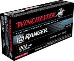 Winchester Ammo RA223RY 223Rem 55gr Pointed Soft Point 20 Per Box/50 Case - 12 Winchester Ammo RA223RY 223Rem 55gr Pointed Soft Point 20 Per Box/50 Case - 12