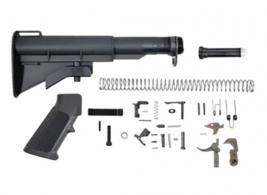 Dpms Panther Arms DP51655141530 CAR-15 Lower Build Kit AR-15 Black A2 Grip, Fiberlite Buttstock - 1314