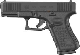 Glock G19 V Compact 9mm Pistol, 4.02" Black, 10+1 - PV1950201