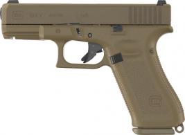 Glock V-Series Model 19x Handgun 9mm Luger 10rd Magazines (3) 4.02" Barrel FDE Austria - UV1950701X