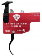 TRIGGERTECH TIKKA DIA Right Hand RED CURVED LV - TI0SRB02TNP