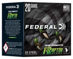 Federal Rob Roberts Raptor 20ga 3" 1oz #4 Shot, 25rd Box - 10