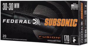 FED F30-30 WinchesterFS2SUB 30-30 Winchester 170GR FUSION Stainless Steel - F3030FS2SUB FED F30-30 WinchesterFS2SUB 30-30 Winchester 170GR FUSION Stainless Steel - F3030FS2SUB