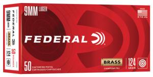 Federal American Eagle 9mm 124gr Full Metal Jacket 50rd Box - C9124A