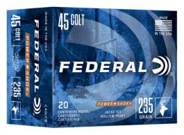 Federal Power-Shok .45 Colt 235gr Jacketed Hollow Point, 20rd Box - C45LCB