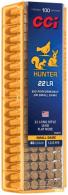 CCI Hunter .22 LR 40gr Lead Flat Nose, 100rd Box - 3R40LFN CCI Hunter .22 LR 40gr Lead Flat Nose, 100rd Box - 3R40LFN