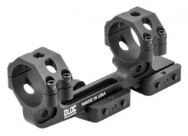DLOC PREC 34MM 2.05"CNTLV Mount Black - DLOC-C134-2050-B