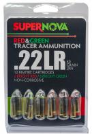 SuperNova Red & Green .22LR Tracer Ammunition 12rd Box - PMSN22LRMP