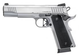 CHIAPPA 1911 SUPERIOR GRADE PISTOL 45 AUTO 5IN BARREL 8RD CHROME COMBAT HAMMER/TRIGGER FIBER OPTIC S - 440.234 CHIAPPA 1911 SUPERIOR GRADE PISTOL 45 AUTO 5IN BARREL 8RD CHROME COMBAT HAMMER/TRIGGER FIBER OPTIC S - 440.234