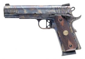 CHIAPPA1911 SUPERIOR GRADE PISTOL 45 AUTO 5IN BARREL 8RD COLOR CASE COMBAT HAMMER/TRIGGER FIBER OP - 440.235