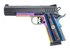 CHIAPPA1911 SUPERIOR GRADE PISTOL 45 AUTO 5IN BARREL 8RD BLACK MIX COMBAT HAMMER/TRIGGER FIBER OPT - 440.237 CHIAPPA1911 SUPERIOR GRADE PISTOL 45 AUTO 5IN BARREL 8RD BLACK MIX COMBAT HAMMER/TRIGGER FIBER OPT - 440.237