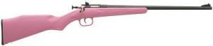 Crickett Bolt .22 LR 16.12" Pink Synthetic Stock Blued - 220