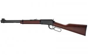 Henry Classic Youth 22WMR 9+1rd 16.50" Blued Barrel, Black Aluminum Grooved Receiver, American Walnut Straight Grip Stock - H001Y22M