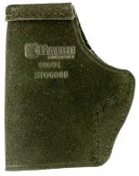 Galco STO800B Stow-N-Go IWB Black Leather Compatible w/ For Glock 43/43X/Springfield Hellcat Belt Clip Mount Right Hand - 158