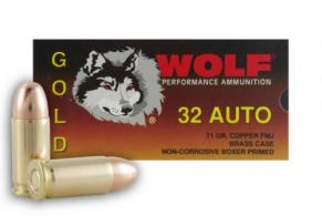 Wolf .32 ACP  71 Grain Full Metal Jacket - G32FMJ1