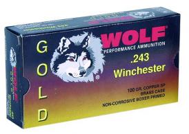 Wolf 243 Winchester 100 Grain Jacketed Soft Point