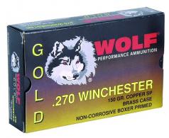Wolf 270 Winchester 150 Grain Jacketed Soft Point - G270SP1 Wolf 270 Winchester 150 Grain Jacketed Soft Point - G270SP1