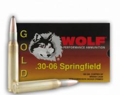 Wolf 30-06 Springfield 180 Grain Jacketed Soft Point - G3006SP1