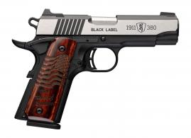 Browning  1911 Black Label Medallion Pro 250 Compact 380 ACP 3.63" Stainless, 8+1 - 051123492