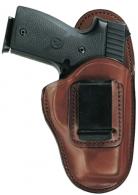 DeSantis Gunhide 106NAU7Z0 Sof-Tuck Tan Suede w/Saddle Leather Top IWB S&W Bodyguard 380 Right Hand