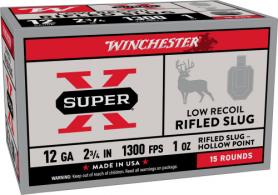 WIN 12G 2-3/4" SUPERX LR 1-OZ 15/10 - X12RS15VPR WIN 12G 2-3/4" SUPERX LR 1-OZ 15/10 - X12RS15VPR