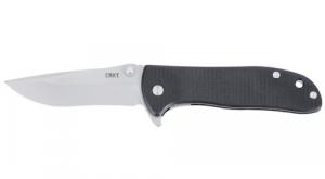 CRKT DRIFTER BLACK W/SILVER BLADE - 6450D2C