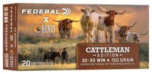 FED LG30-30 WinchesterCATT 30-30 Winchester 150GR HAMMER HENRY 20/10 - LG3030CATT