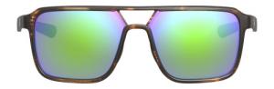 LEU BRIDGER MATTE TORTOISE EMERL MIRROR - 186747
