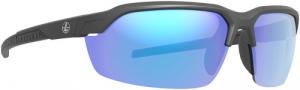 LEU TRACER MATTE BLACK BLUE MIRROR - 186754