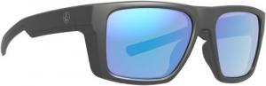 LEU SKYLINE MATTE BLACK BLUE MIRROR - 186749