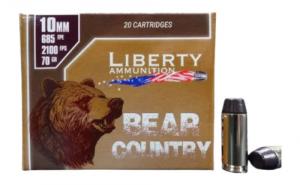 LIB AMMO BEAR COUNTRY 10MM 70GR 20/10 - LABC070